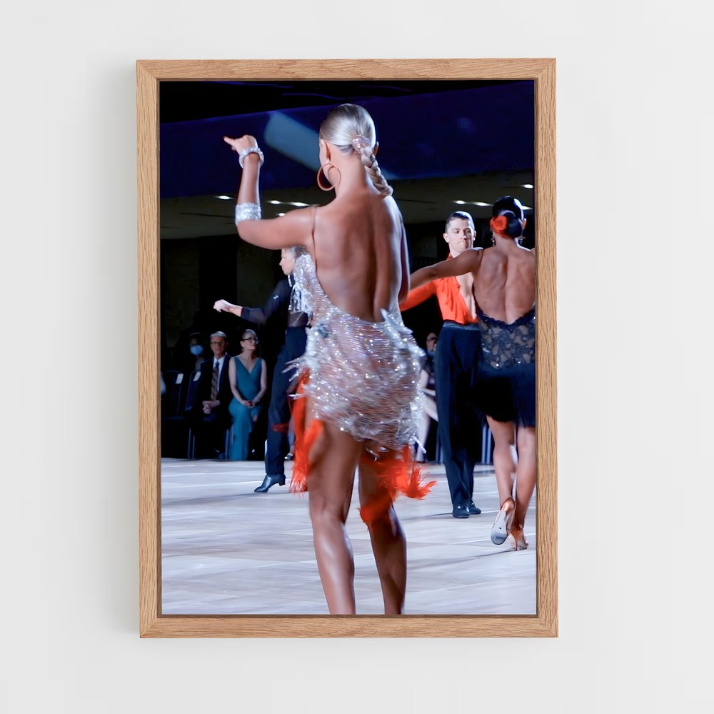 Poster International latin – affiche Danse (vue 4)